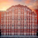 معماری سنتی یک ساختمان در جیپور هند + عکسها