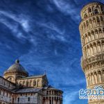 برج کج پیزا یکی از جاهای دیدنی ایتالیا است